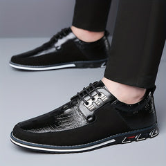 Men's Lace-Up Derby Shoes for Business Formal Events