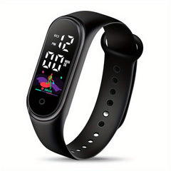 Touch Screen Tracker Silicone Sports Watch for Kids