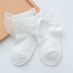 Baby Lace Socks Bow Knot Cotton Blend for Girls