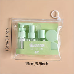 Leak Proof Travel Bottles Set Toiletries Men Women Containers Shampoo Lotion