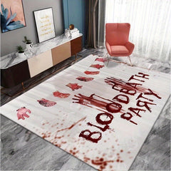 Crystal Velvet Halloween Room Decor Floor Mat