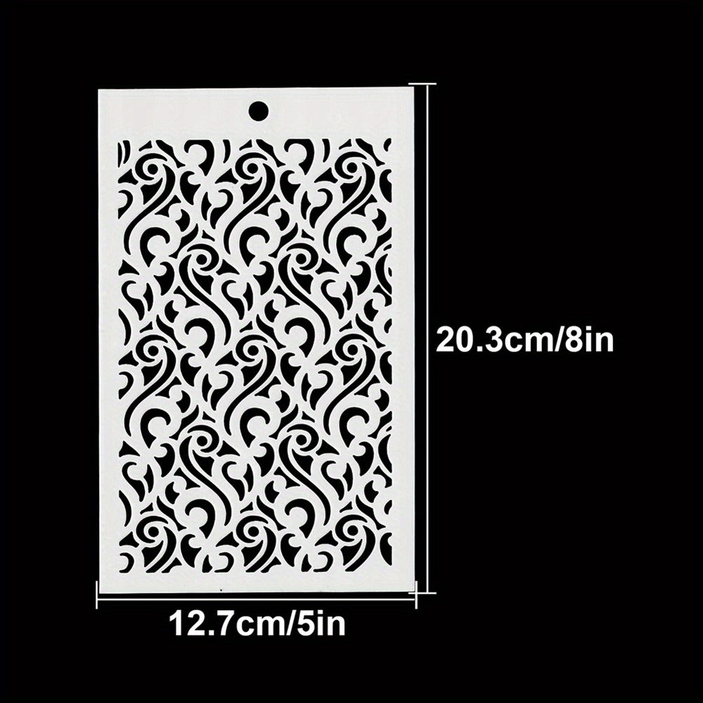 Retro Flowers Stencils DIY Art Stencils For Painting On Wood Canvas Paper Fabric