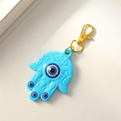 3pcs Evil Eye Keychain Key Ring For Family Car Earphone Case Accessories