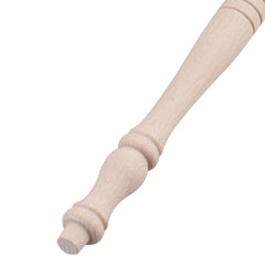 4pcs Wooden Baluster Spindles - 27.5 inch Crafts Woodworking Furniture H86