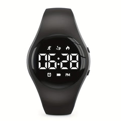 Outdoor Sport Kids LED Digital Watch with Step Counter Calories Distance Tracker