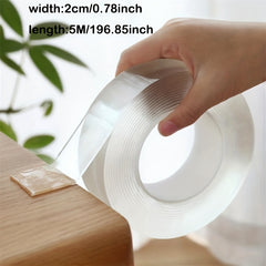Nano Bubble Tape Double Sided Transparent Waterproof 5m