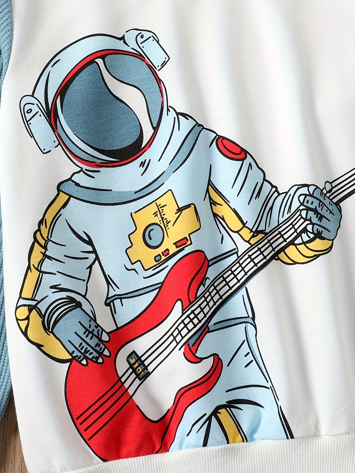 Astronaut Guitar Boy's 2pcs Sweatshirt & Sweatpants Set