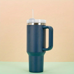40oz Tumbler Reusable Vacuum Quencher Tumbler with Straw Leak-Resistant Lid