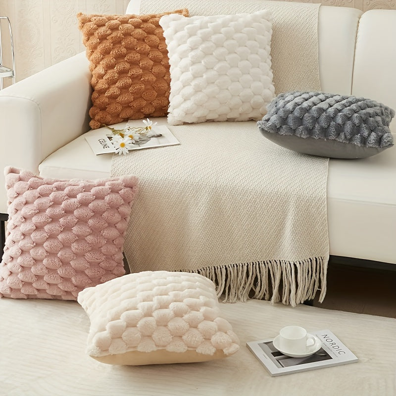 Christmas Throw Pillow Cover for Decorative Sofa Couch Bed - Cozy Soft Design