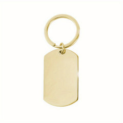 Custom Stainless Steel Name Keychain For Men