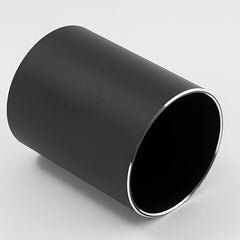 Aluminum Alloy Round Pen Holder Desktop Storage Business Office Metal Cosmetics