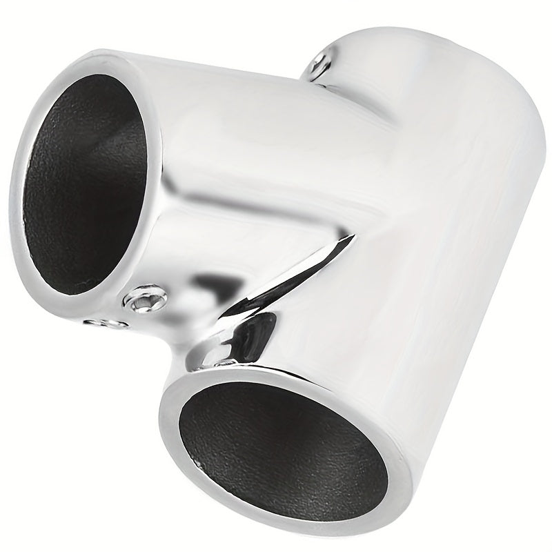 1pc Stainless Steel Boat Handrail Fittings Tee Rail 2 60 Degree Angles