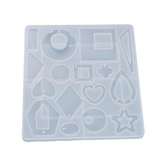 Crystal Drip Rubber Mold Irregular Shape Earrings Silicone Mold