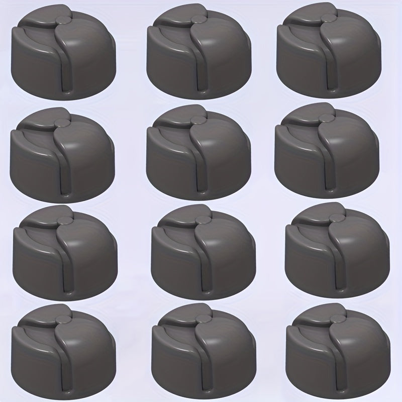 12pcs Mini Building Block Character Winter Hat Set DIY Scene Dressing Toys