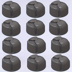 12pcs Mini Building Block Character Winter Hat Set DIY Scene Dressing Toys