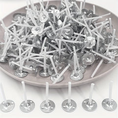 100-200-500pcs Candle Wicks 2.54cm Low Smoke Cotton Pre Waxed Candle Wick