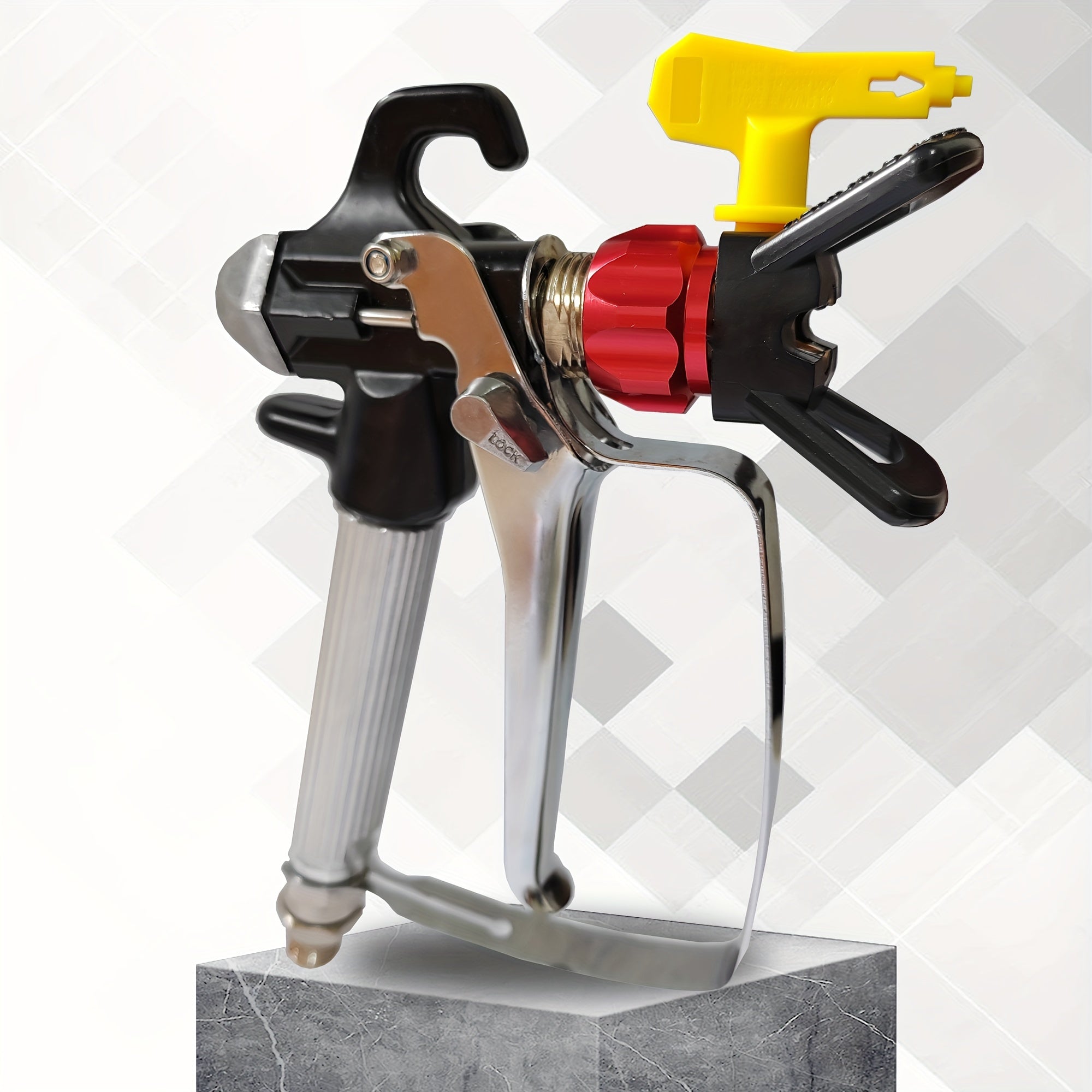 3pcs Airless Paint Spray Gun w/ Nozzle & Swivel Joint