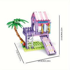 DIY Treehouse Assembly Toy 172pcs ABS Material Building Blocks