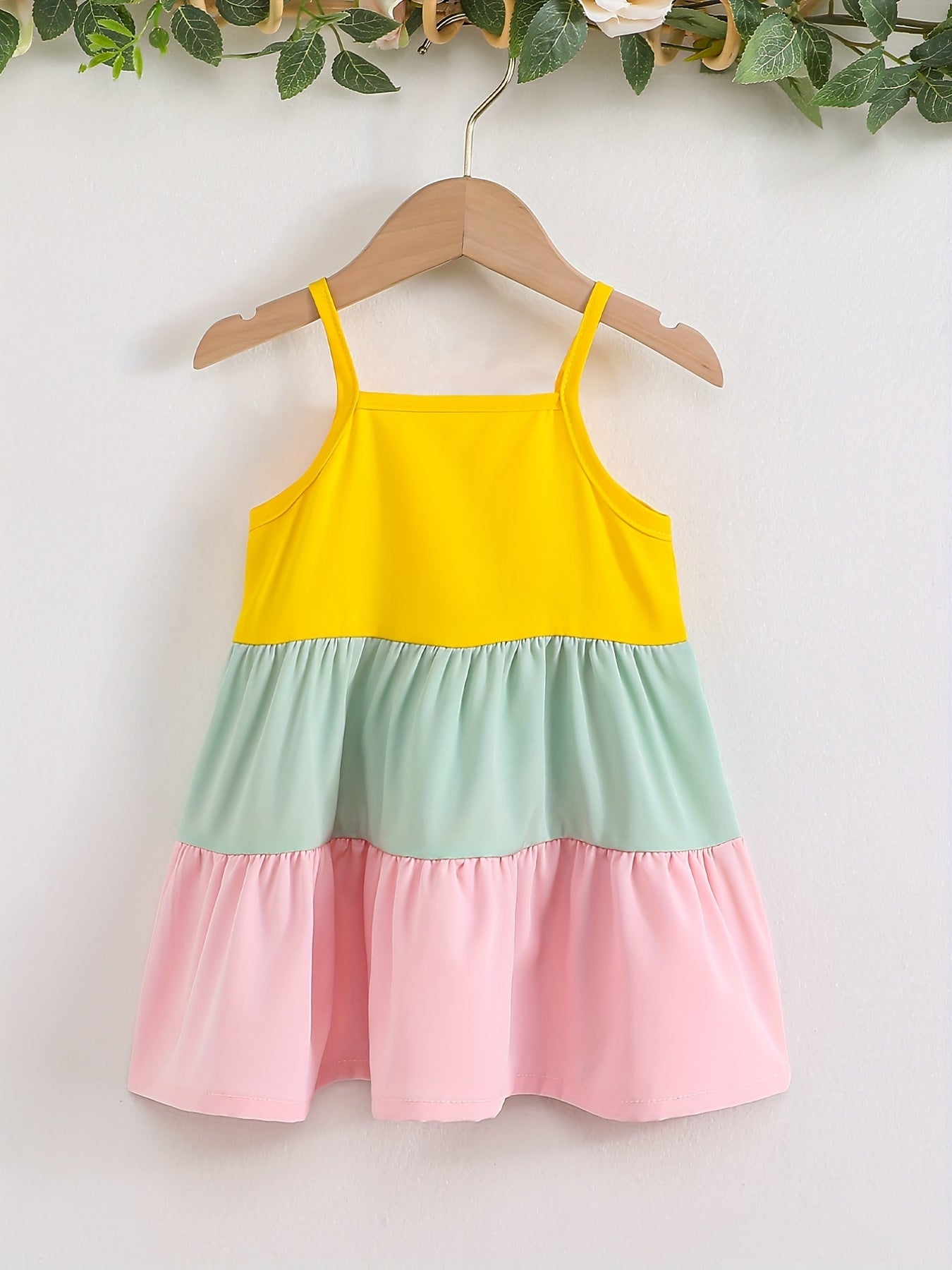 Baby Girls Sleeveless Cami Dress for Summer
