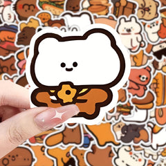 100pcs Little Bear Series Graffiti Stickers for Decoration