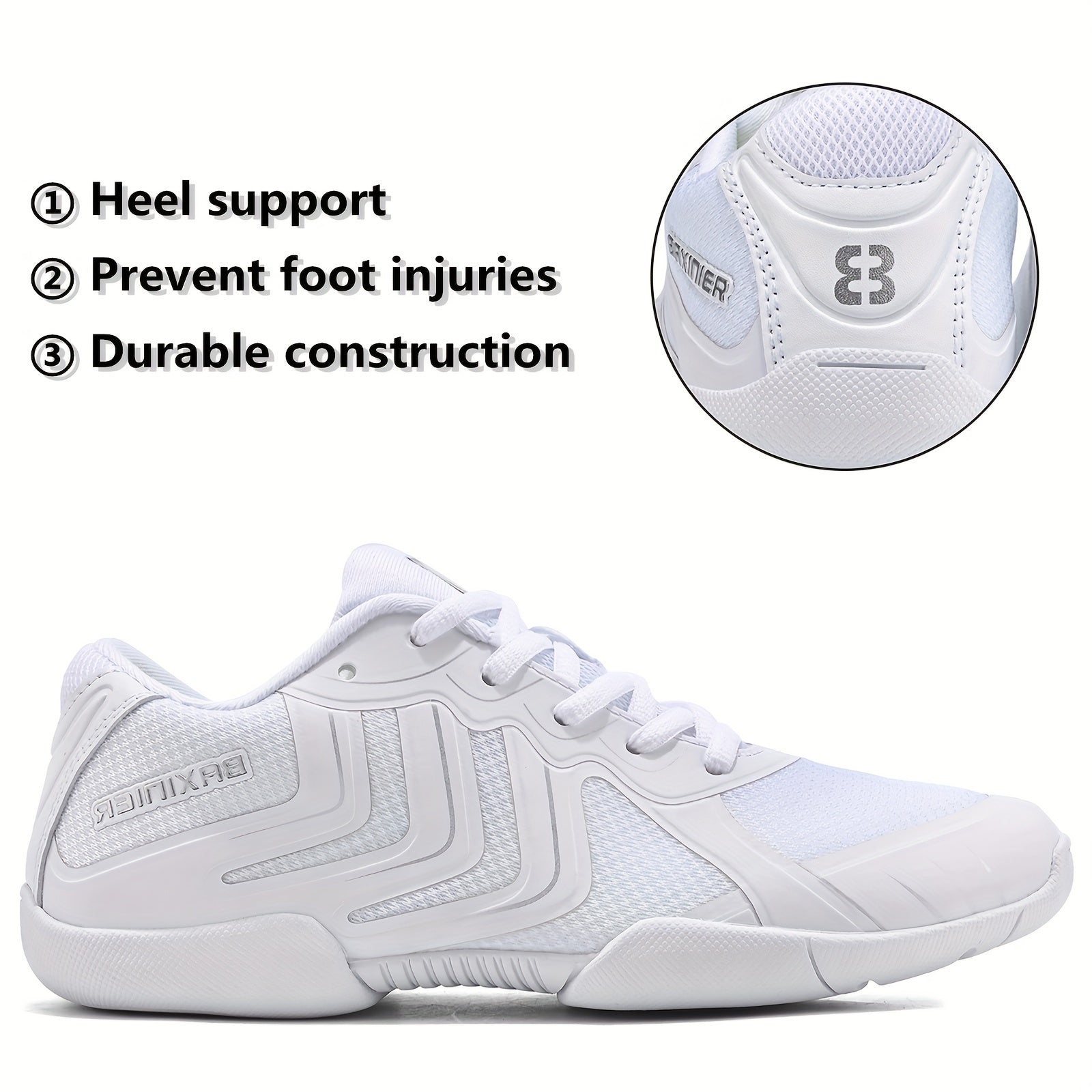 Girls Cheerleading Dancing Shoes Non slip Breathable Sneakers