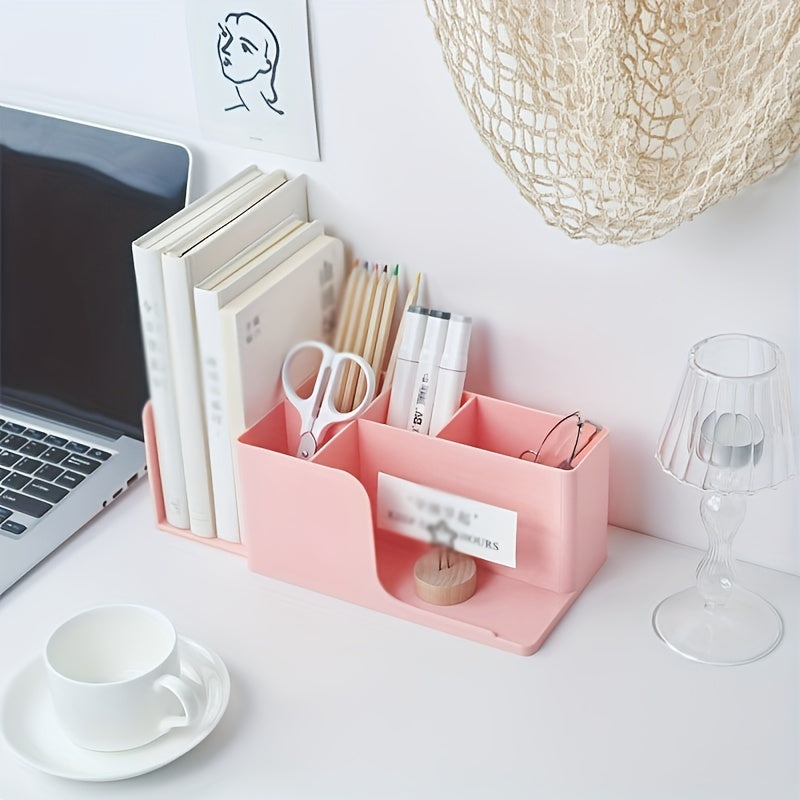 Retractable Book Desk Storage Shelf Bookshelf Bookends