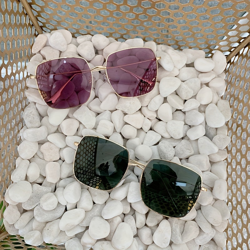 Square Frame UV Polarized Sunglasses
