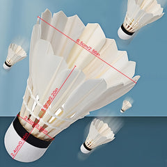 6 Pack High Speed Shuttlecock Badminton Ball For Entertainment