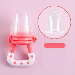 3pcs Newborn Food Feeder Spoon Silicone Pacifier Fruit Feeder