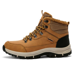 Women's Lace up Fleece Lining Winter Work Boots
