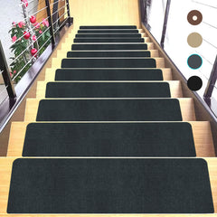 15pcs Non Slip Stair Tread Rugs Soft Washable Stair Carpet Runner for Home Decor