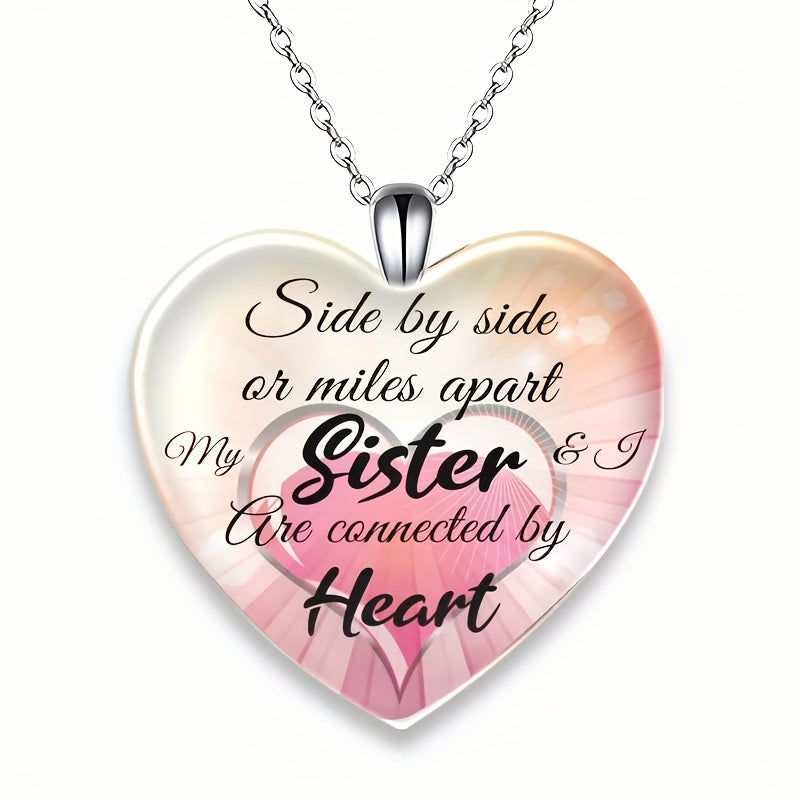 Love Crystal Pendant Necklace Letter Necklace English Birthday Gift