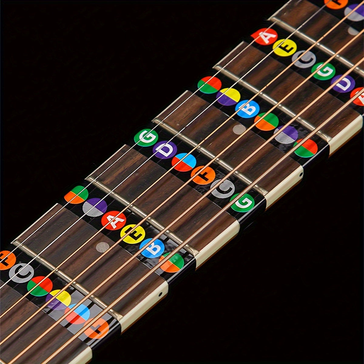 Guitar Fretboard Stickers Note Stickers for Beginners