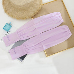 Ice Silky Sleeves Sunscreen Anti UV Breathable Arm Sleeves