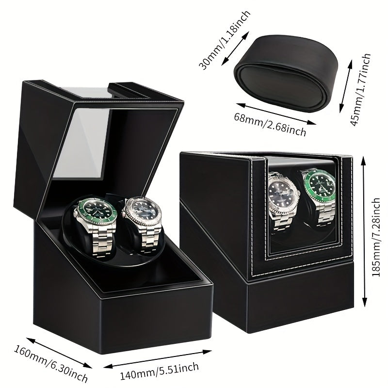 Quiet Motor Watch Winder USB Powered For Men's & Women's Watches