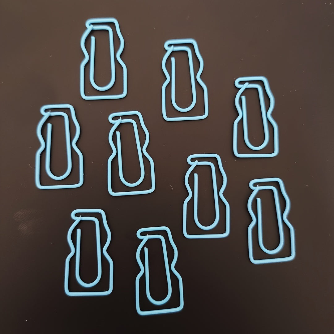 10pcs Bottle Paper Clip for Office Notes