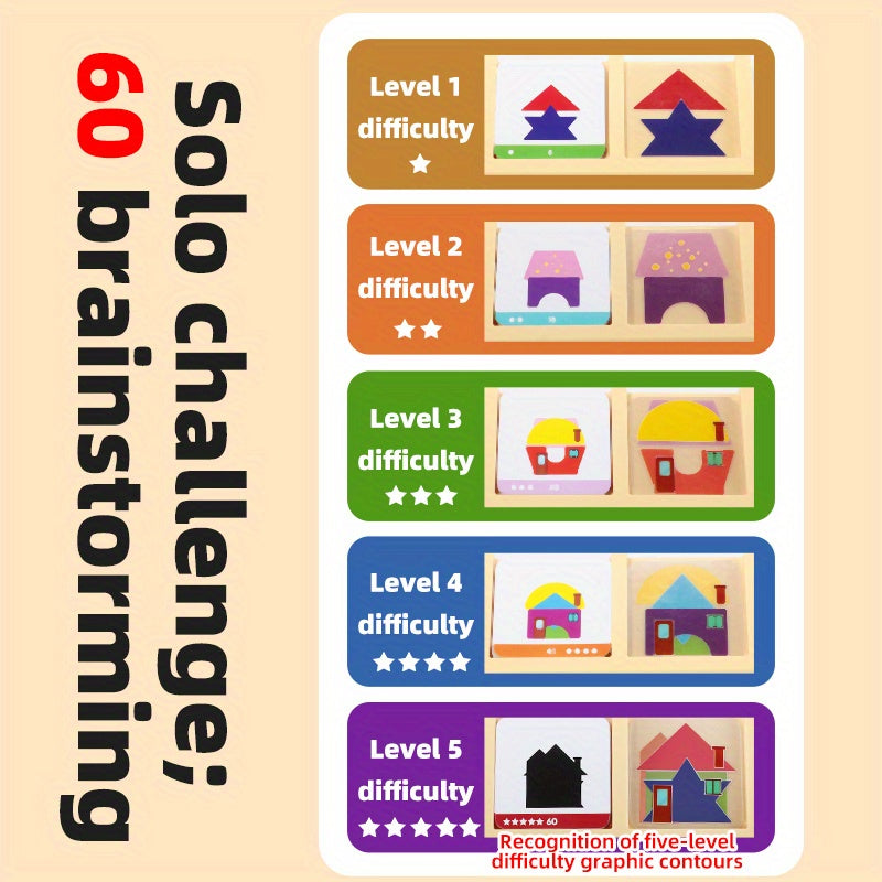 Geometric Space Thinking Training Table Game Toys
