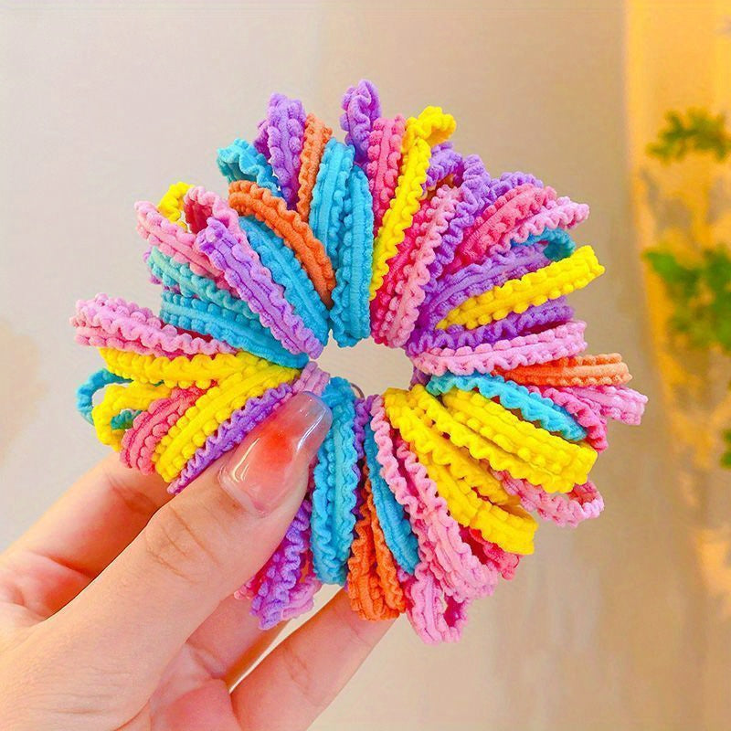 Colorful Hair Ties Set Girls' Holiday Gift