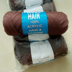 5pcs Brazilian Wool Hair Yarn For Braids Twisting Weaving