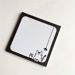 50 Sheets Cute Cat Family Memo Pads Non Sticky Sticky Note