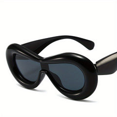 Y2K Oval Sunglasses Cat Eye Candy Shades