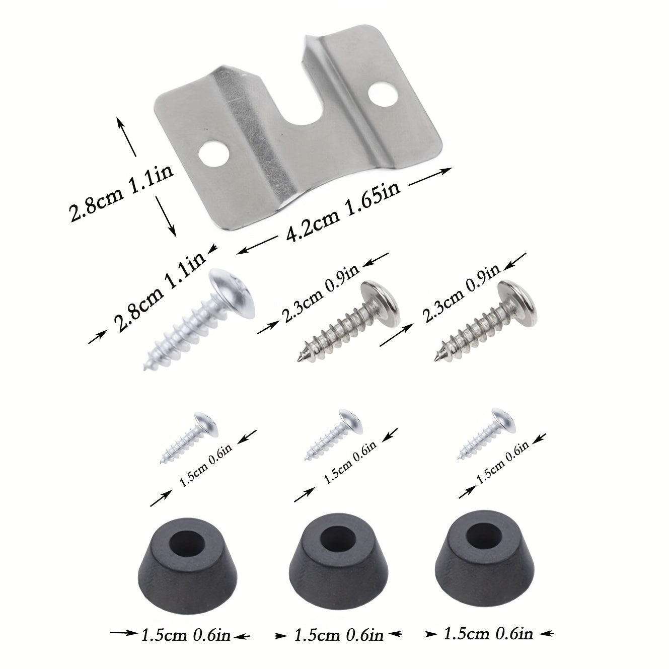Dartboard Mounting Bracket Kit Wall Hanger Set