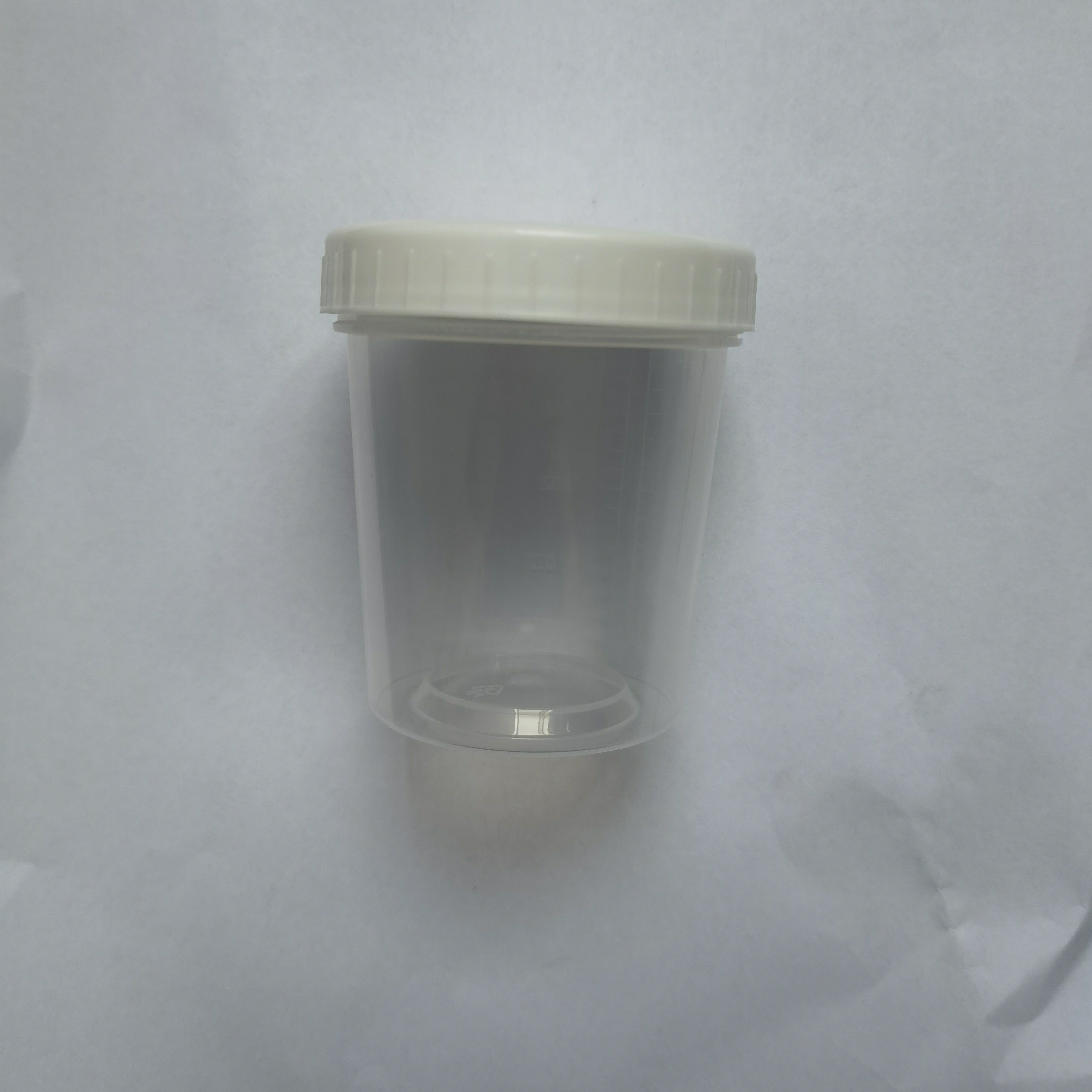 Plastic Measuring Cup With Lid 120ml Clear Scale Bait Box