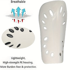 1pair Adult Football Shin Guards Breathable Protective Gear