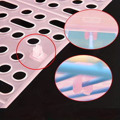 Small Pet Grid Mat Plastic Rabbit Foot Pad Small Animal Footboard