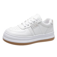 Women's Thick Sole Lace-up Casual Sneakers