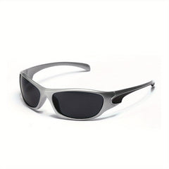 Y2K Wrap Around Sunglasses Cyberpunk Block Glasses UV400