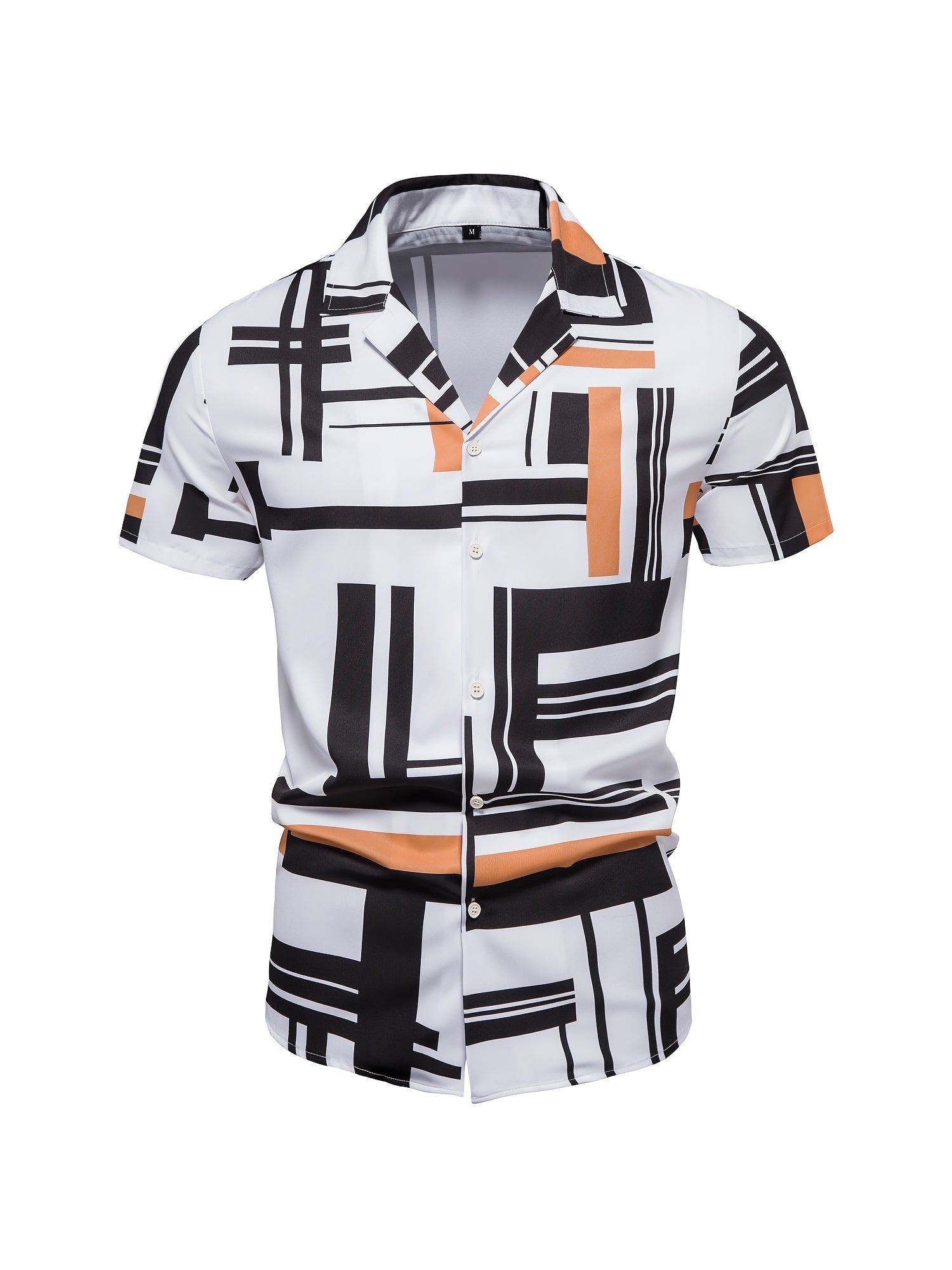 Men's Casual Lapel Short Sleeve Summer Shirt