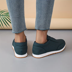 Women's Hollow Out Slip On Sneakers Breathable Outdoor Shoes