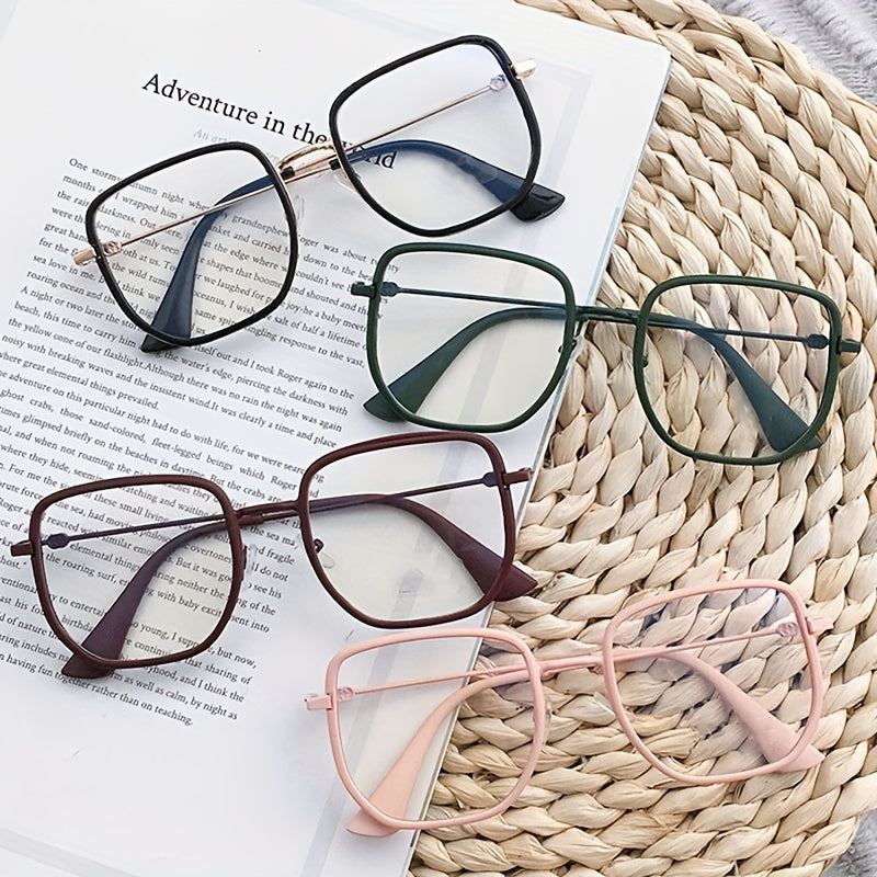 Anti Light Men's Glasses Ultra Light Square Glasses